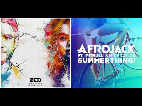 Zedd vs. Afrojack ft. Mike Taylor & Pitbull - Summerthing! Wants You To Know (Mashup)