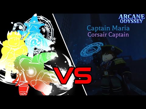 Arcane Odyssey: All Stat Builds VS Captain Maria