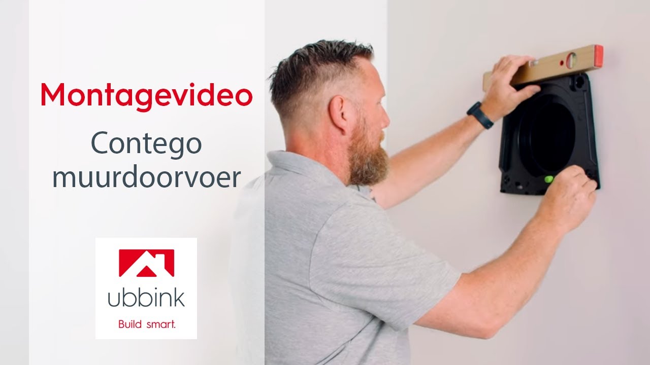 Contego muurdoorvoer voor ventilatie