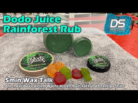 Auto-Wachse in 5min: Dodo Juice Rainforest Rub - natürliches Soft-Wachs für alle Lacke