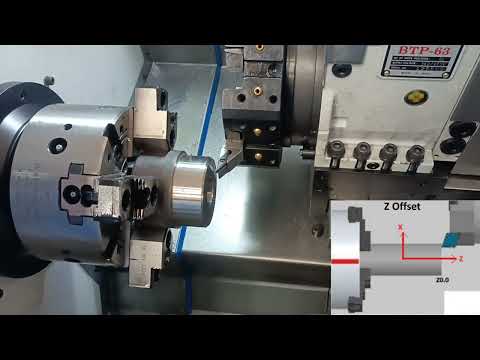 Tool Offset taking procedure in FANUC Turning CNC