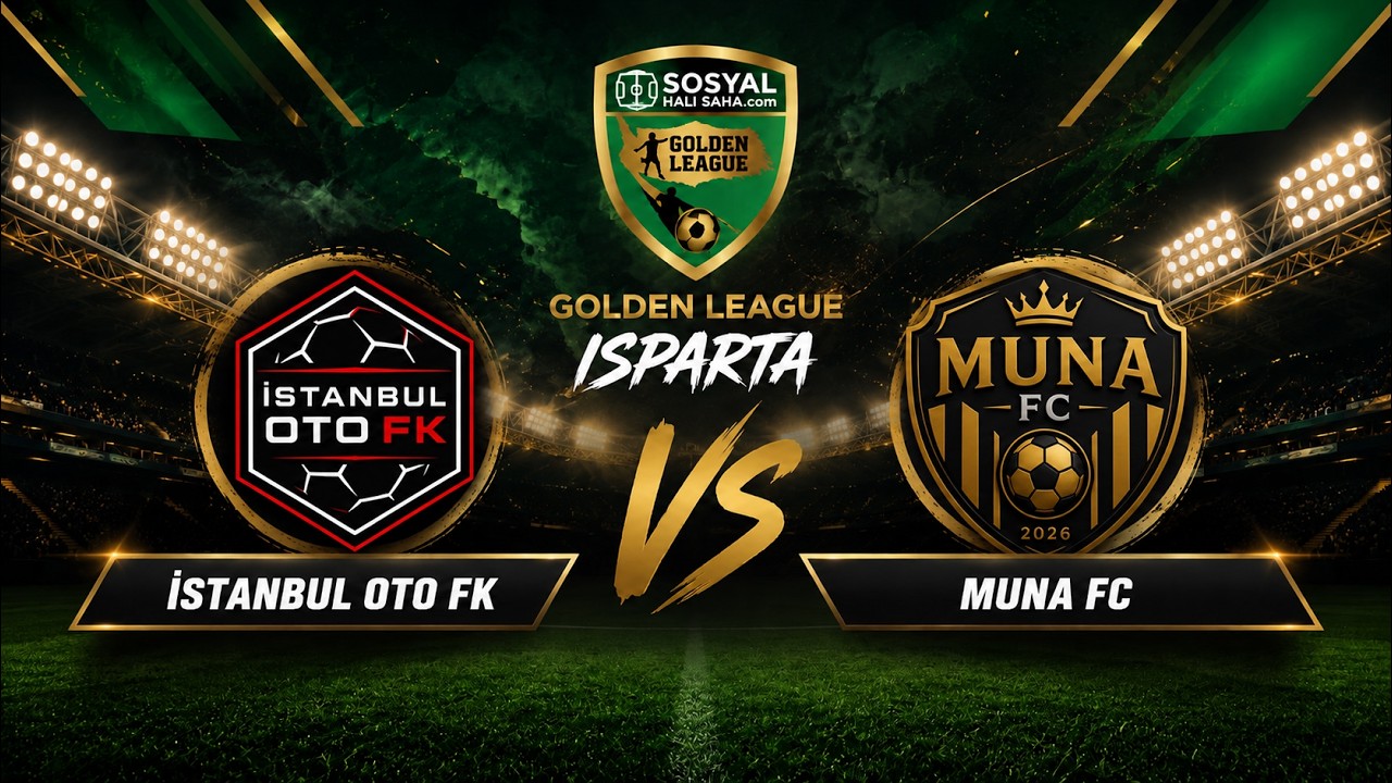 SOSYAL HALI SAHA GOLDEN LEAGUE / 2026 AÇILIŞ SEZONU / ISPARTA / İSTANBUL OTO FK - MUNA FC