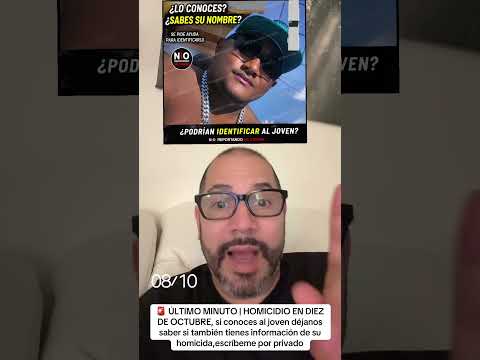 Homicidio en Diez de Octubre en la mañana de Hoy