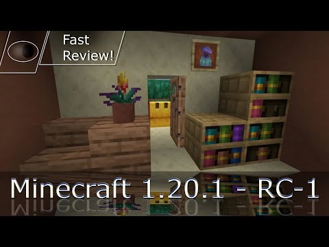 Video: Minecraft 1.20.1 Release Candidate 1 review - Critical Bug fixes!