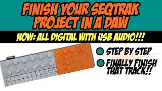Recording Multitrack Audio Over USB : Yamaha SEQTrak to your DAW