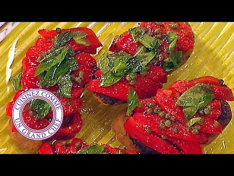 Tartines de poivrons