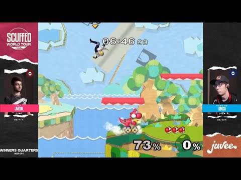 Jmook (Sheik) vs. aMSa (Yoshi) | Scuffed World Tour Melee Winners Quarters