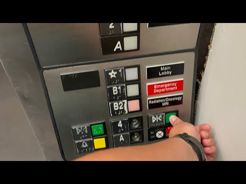 OTIS Elevonic 401 Traction Elevator @ Taubman Centre (UofM) - Ann Arbor, MI