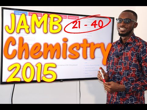 JAMB CBT Chemistry 2015 Past Questions 21 - 40