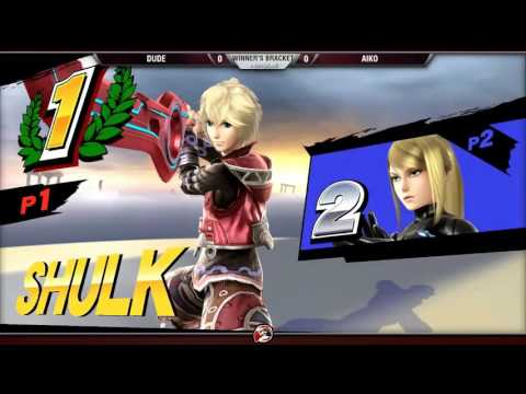 Smash 4 Versus Weekly 10/29/15 - Winners R2 - Dude (Shulk) vs Aiko (ZSS)
