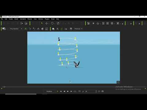 Tutorial Iclone 8 | How Animate Bird Fly using Path with Cam
