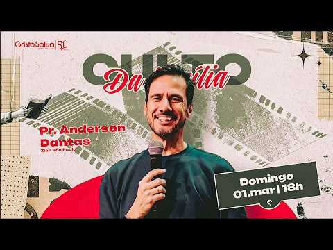 Cristo Salva || Domingo Noite | Pr. Anderson Dantas | 01/03/2026