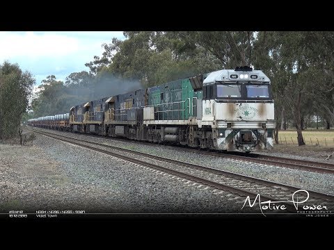 2018 10 18 - Pacific National Freight - #5WM2 - NR84 + NR96 + NR55 + 9307