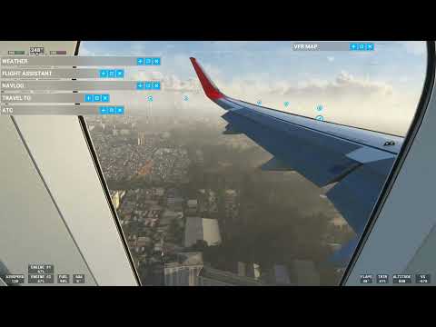 MSFS: Test approaching into Soekarno Hatta airport by BinnerSim