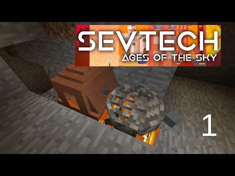 Getting Started - Modded Minecraft - Sevtech: Ages of The Sky - Episode 1