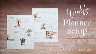 Weekly Planner Setup | May 5, 2025