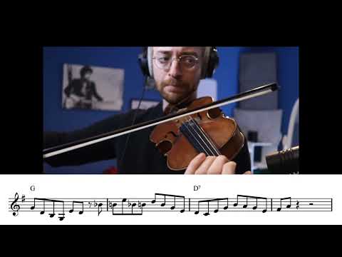 Jazz Violin Etude - I Cant Give You Anything But Love