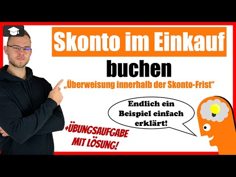 Booking discounts in purchasing: an example simply explained