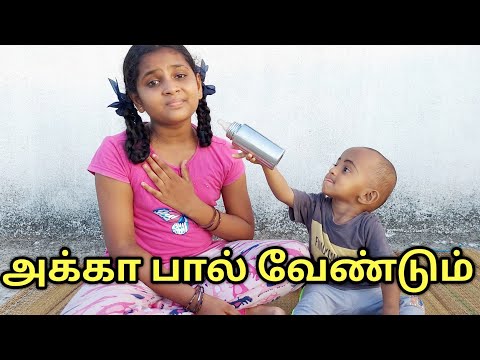 Akka pal ventum | brother need milk  | Moral stories Monika Prabhu