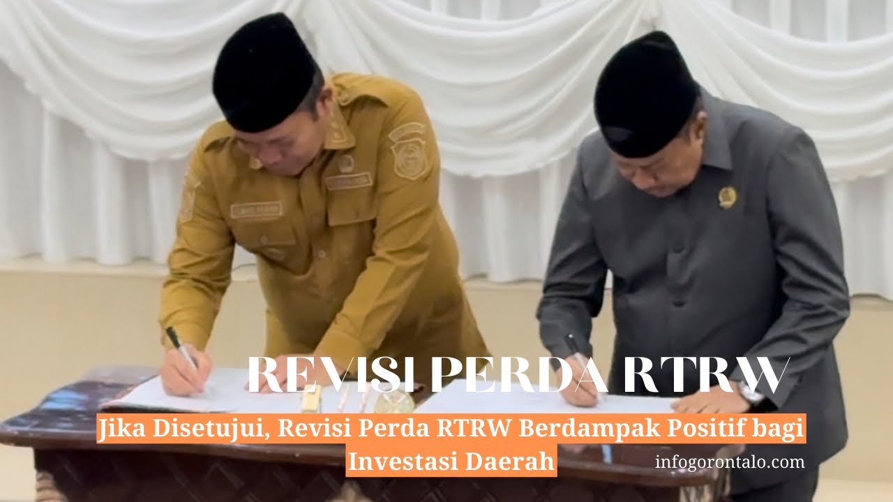 Jika Disetujui, Revisi Perda RTRW Berdampak Positif bagi Investasi Daerah