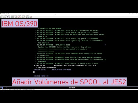 IBM OS/390: Añadir volúmenes de SPOOL al JES2