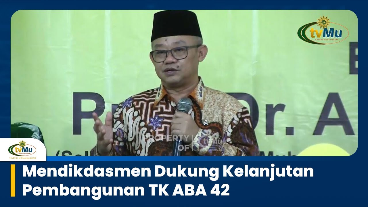 Mendikdasmen Resmikan Gedung TK 'Aisyiyah Bustanul Athfal 42 Ciputat