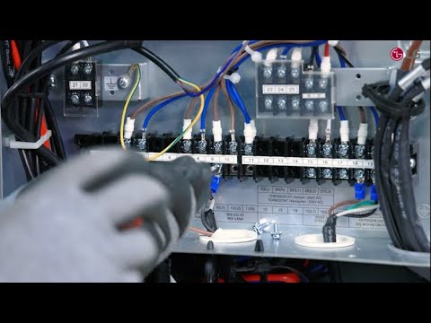 LG Therma V R32 Split Combi Unit : Installation Guide Step 2 – Wiring & Start up