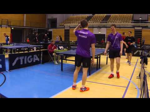 160213 ØM Senior, Michael Ryding / Christian Ryding - Kasper Jakobsen / Martin Skov Jensen