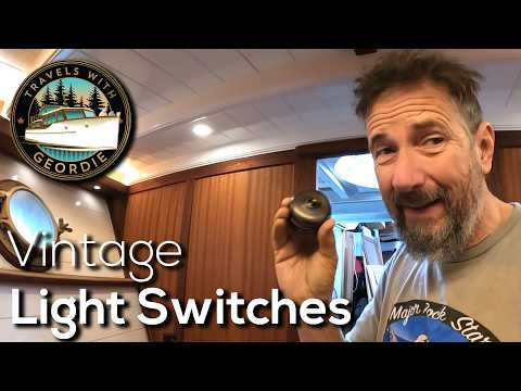 Wooden Boat Restoration Guide | Hardware & Lighting - Travels With Geordie