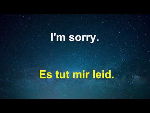 Learn German while you sleep. English - German