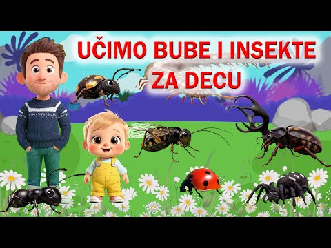 Ucimo Bube i Insekte Za Decu | Na Srpskom | Animirani Crtani Film Za Decu | #zadecu #forkids