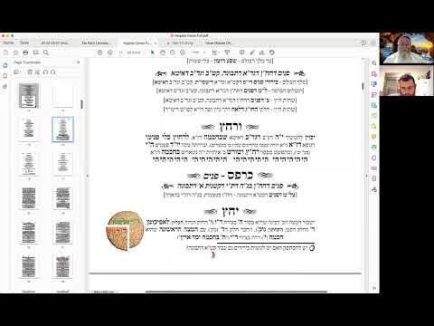 ר' יואל חקון - שונות - תשפ"ב - שו״ת בנושא הגדה של פסח, ערבית וספירת העומר