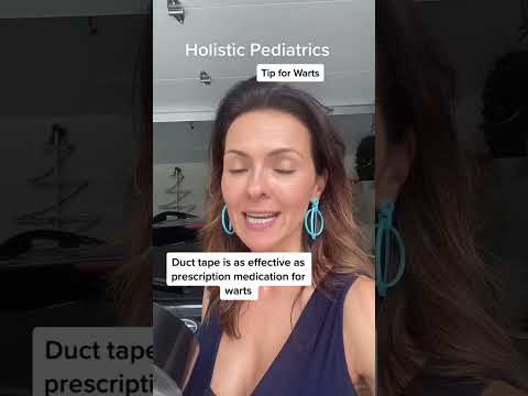 Natural Treatment for warts - duct tap #holistichealth #naturalremedies #warts #shorts