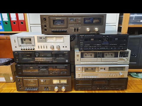Testing 9 newly acquired cassette decks