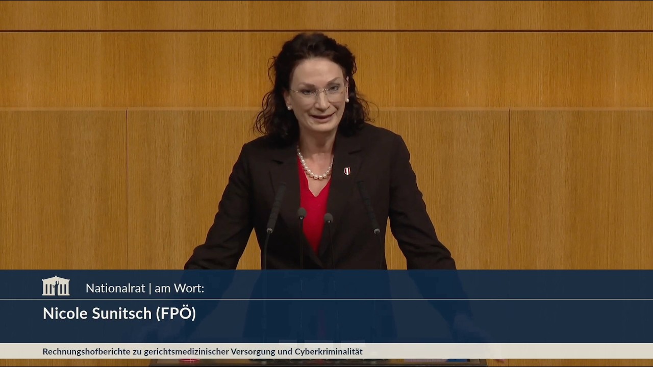 Nicole Sunitsch - Gerichtsmedizinische Versorgung (Rechnungshofbericht) - 23.9.2026
