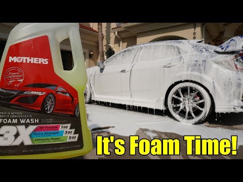 Mothers Triple Action Foam Cannon Test. 2019 Honda Civic Type R.