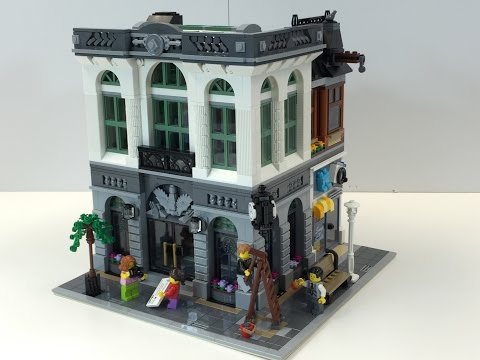 LEGO 10251 MODULAR BRICK BANK Review - New 2016 set