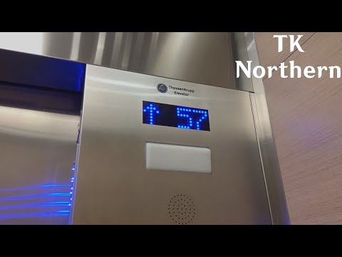 5 m/s ThyssenKrupp Northern Traction Elevators at an apartment building - Burnaby BC