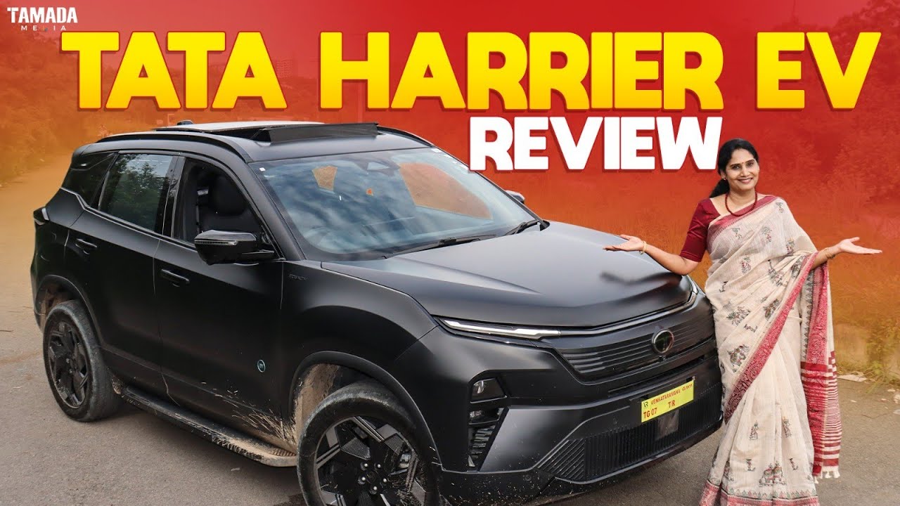 Tata Harrier EV Car Review | 2025 Harrier EV Stealth Edition | V Automobiles