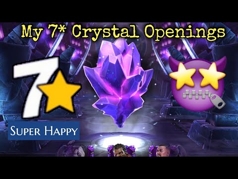 My 7* Crystal Openings Yummmy ❤️  | 3X 7* Hero Crystal Opening