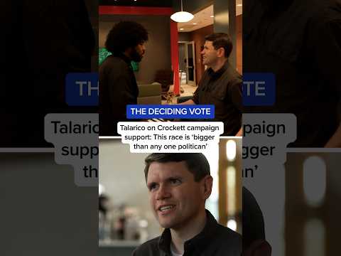 THE DECIDING VOTE: Talarico on Crockett campaign support: This is ‘bigger than any one politician’