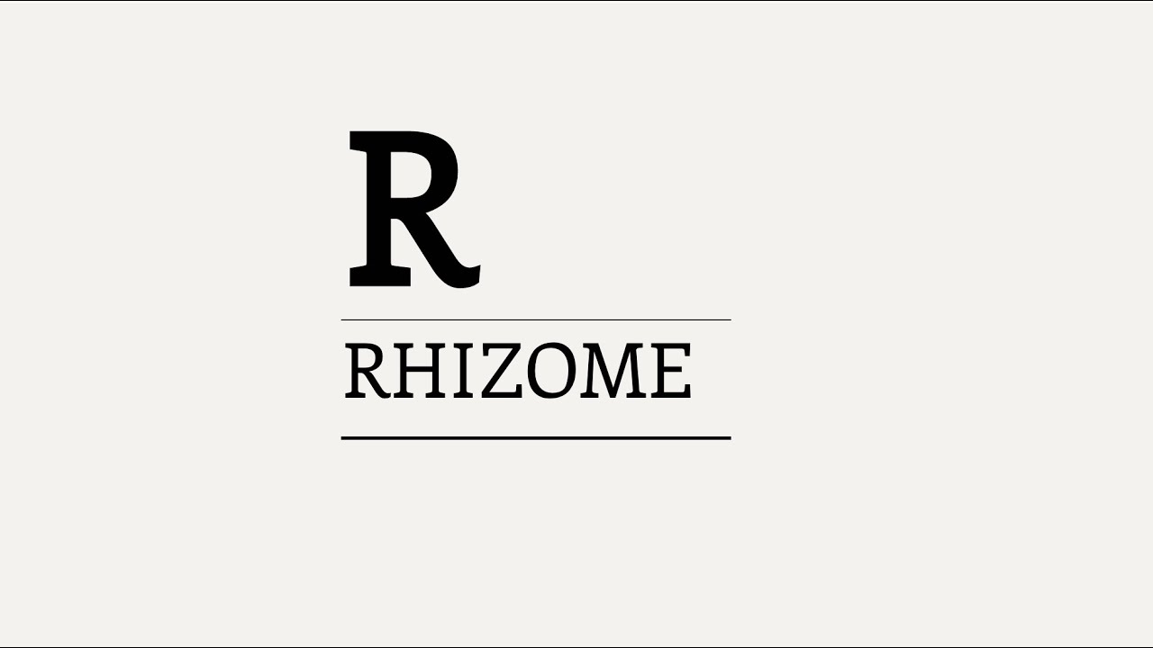 Three Minute Theory: What is the Rhizome?