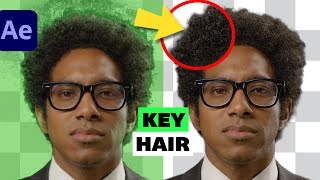 Remove GREEN Screen and SPILL in HAIR - Adobe After Effects 2021