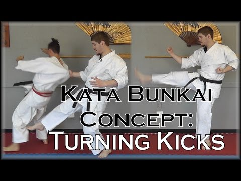 Waza Wednesday 12/28/16 - Bunkai Concept: Turning Kicks Turn Opponents
