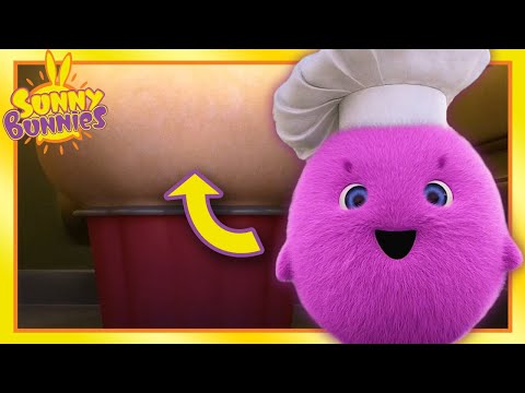 Big Boo tries baking a HUGE muffin but it all goes wrong! | Sunny Bunnies