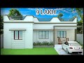 3BHK 3D House Design With Detail | 35x35 3 Bedroom House Plan | Gopal Architecture