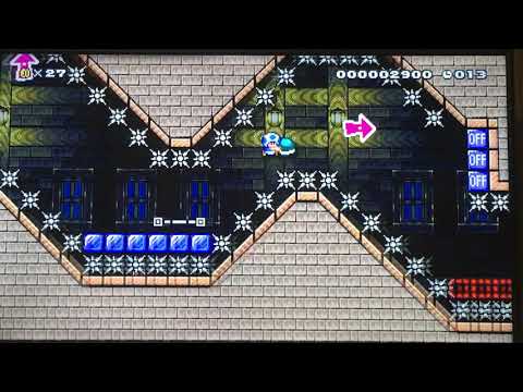 Mario Maker 2 Speedrun #6 Mario kicking goals [20sec]