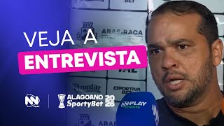 Coletiva | Dico Wooley fala após o jogo de CSE x ASA | Campeonato Alagoano 2026
