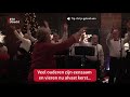 Polonaise tijdens kerstdiner voor eenzame ouderen [RTV Utrecht]