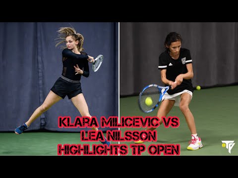 Klara Milicevic - Lea Nilsson, Highlights TP Open RQT 2021